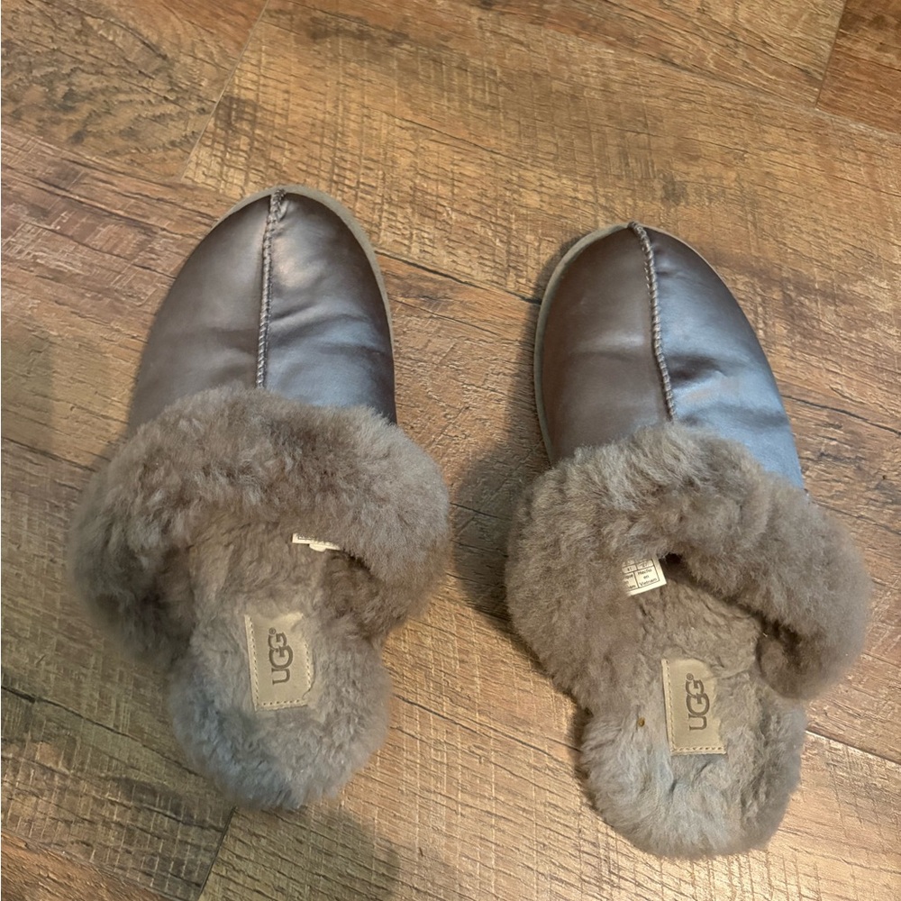UGG Chocolate Brown Sheepskin Clog Mules